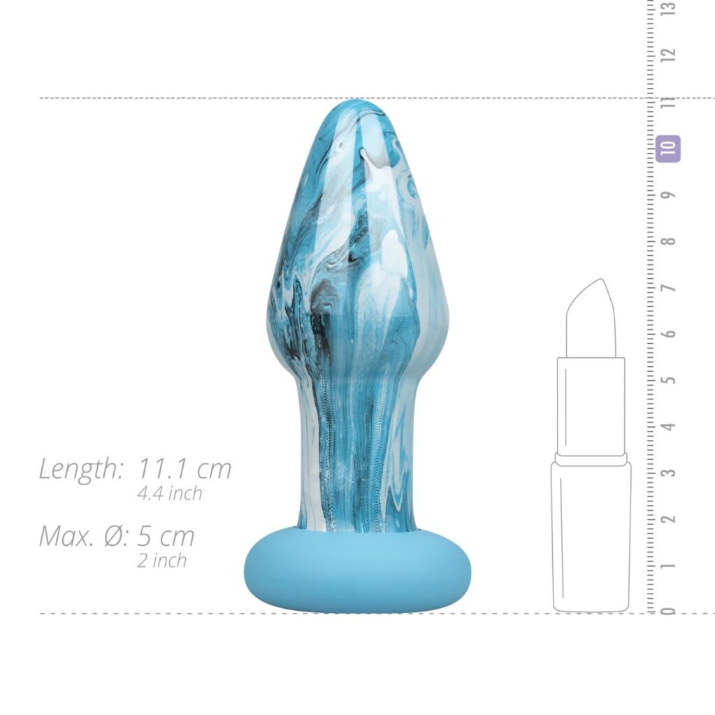GILDO - OCEAN CURL GLASS BUTT PLUG -