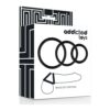 ADDICTED TOYS PENIS RINGS SETBLACK -