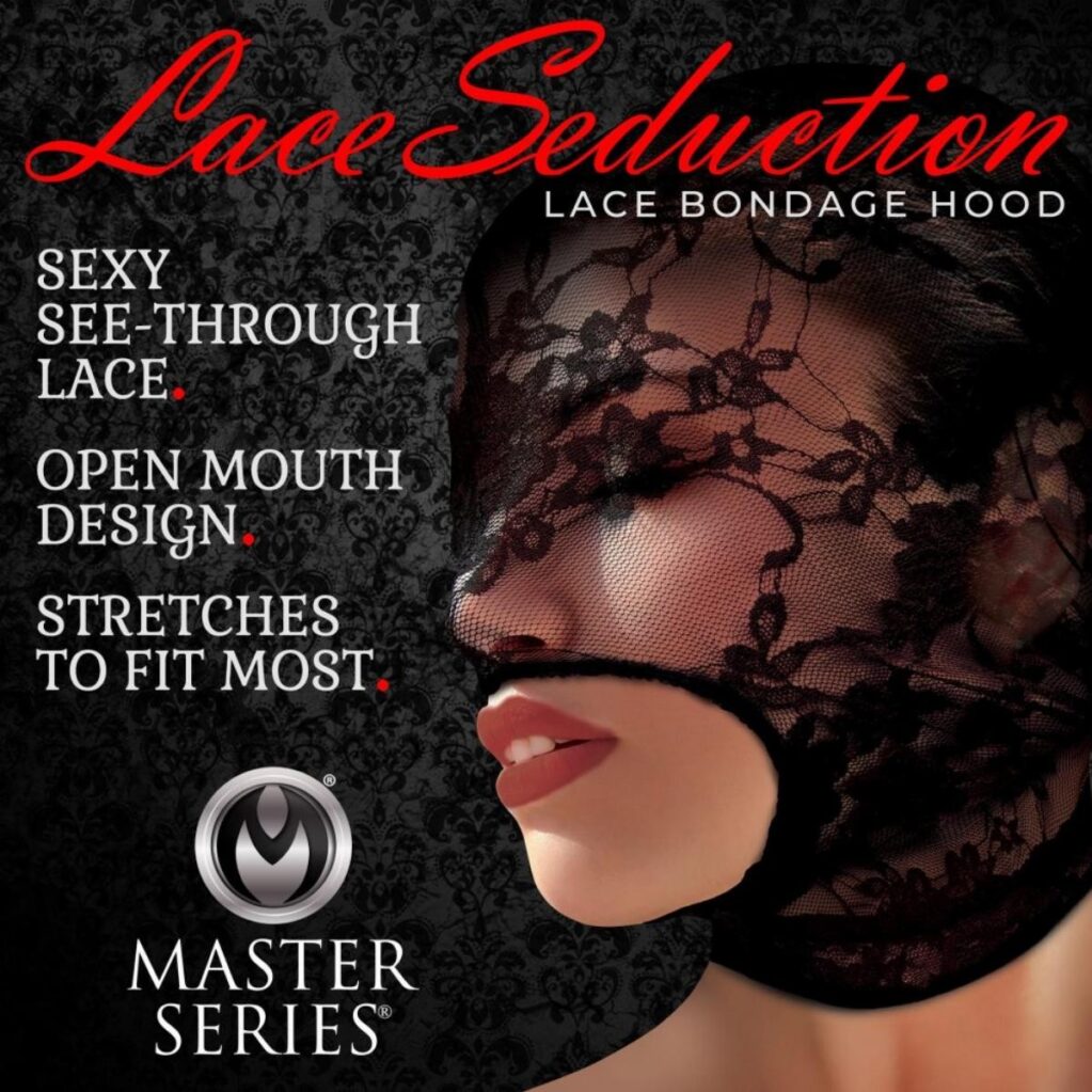 LACE SEDUCTION BONDAGE MASK -