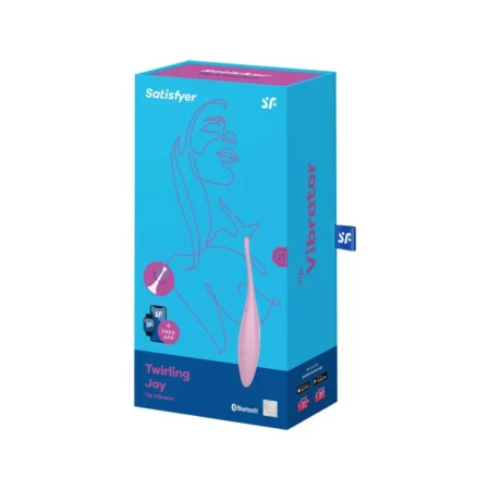 SATISFYER - TWIRLING JOY CLIT TIP VIBRATOR PINK