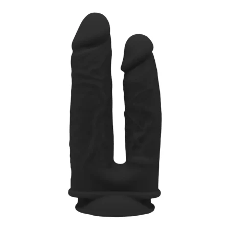 Dual Density Double Penetrator Black - DREAMTOYS