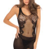 LACE FANTASY MINI DRESS BLACK OS - RENE ROFE