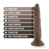 DR. SKIN SILICONE DR. CARTER 7INCH DILDO