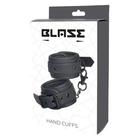 Blaze Luxury Fetish Handcuffs Black