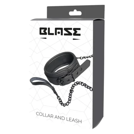 Blaze Luxury Fetish Collar and Leash