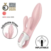 Air Pump Bunny 3 Rose SATISFYER