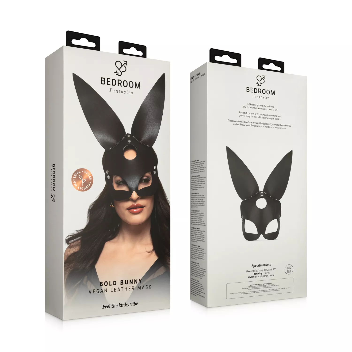 Bedroom Fantasies - Bold Bunny Mask - Black
