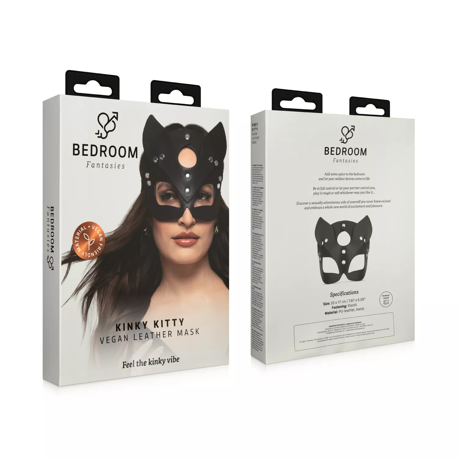 Bedroom Fantasies - Kinky Kitty Mask - Black
