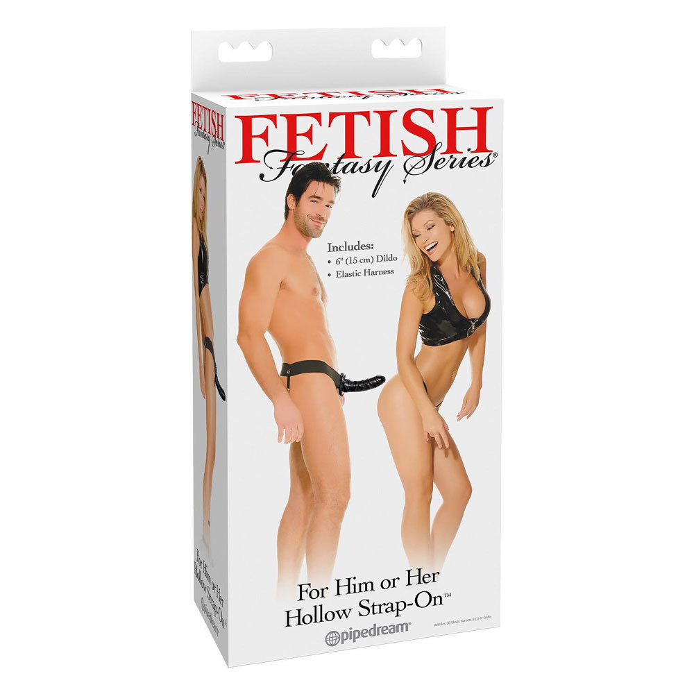 FETISH FANTASY SERIES - FOR HIM OR HER HOLLOW STRAP-ON