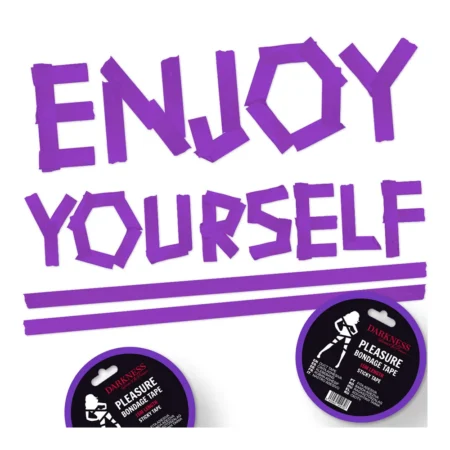 DARKNESS - ADHESIVE LILAC BONDAGE TAPE 15M