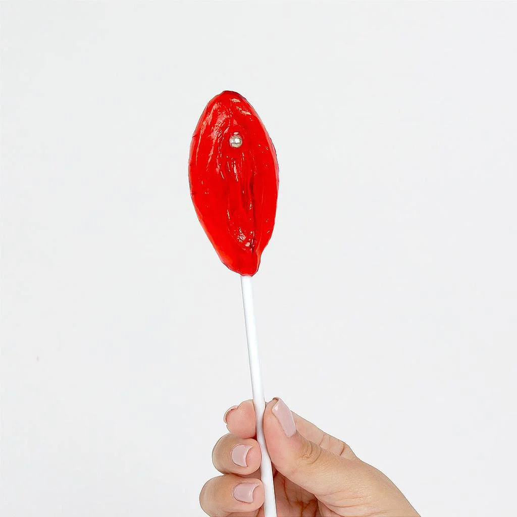SECRETPLAY VAGINA LOLLIPOP STRAWBERRY
