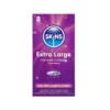 SKINS - EXTRA LARGE PREMIUM CONDOMS PACK 8
