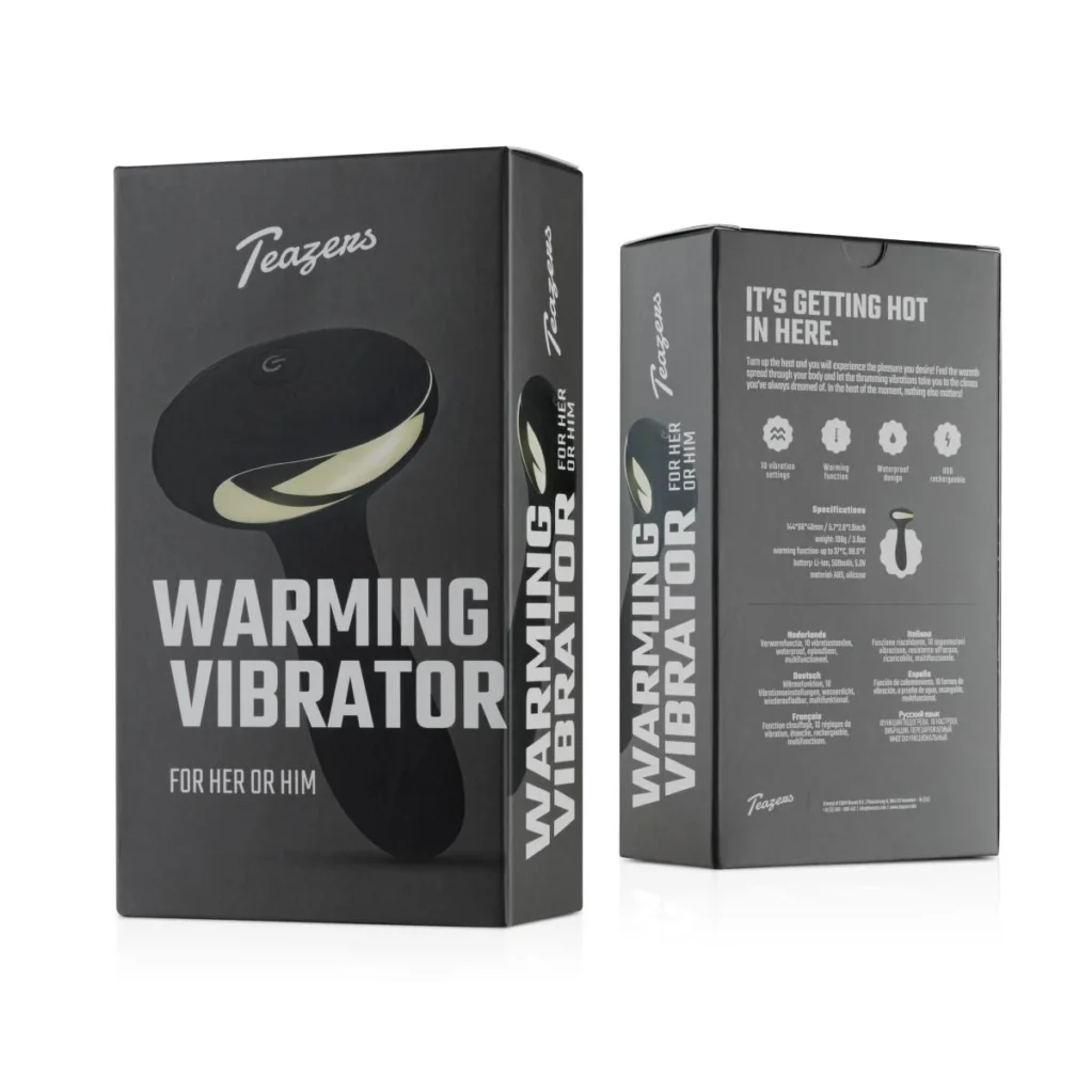 Anal vibrator with Heating Function