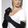 FEVER VELVETEEN GLOVES BLACK OS