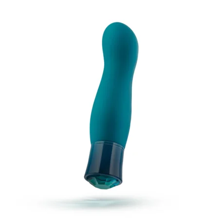 Oh My Gem By Blush® | Fierce: 5.5 Inch Warming G Spot Stimulation Vibrator in Topaz with Powerful RumboTech™ Technology