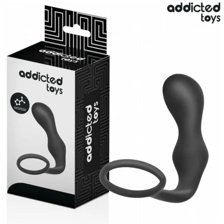 ADDICTED TOYS - ANAL PLUG WITH RING SILICONE MODEL 3