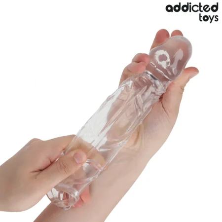 ADDICTED TOYS - TRANSPARENT PENIS EXTENSION SIZE 27 CM