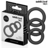 ADDICTED TOYS - SET OF SILICONE RINGS MODEL 1