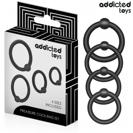 ADDICTED TOYS - SET OF PRESSURE SILICONE RINGS
