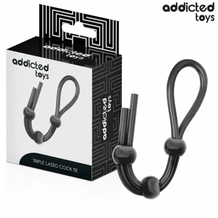 ADDICTED TOYS - SILICONE ROPE FOR THE PENIS TRIPLE LOOP