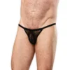 Amorable by Rimba - Fishnet Thong - One Size - Black