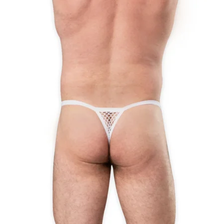 Amorable by Rimba - Fishnet Thong - One Size - White