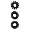 Set Of 3 Cockrings Black ALL TIME FAVORITES DREAMTOYS
