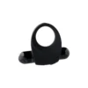 Vibrating Cockring With Big Bullet Black RAMROD DREAMTOYS