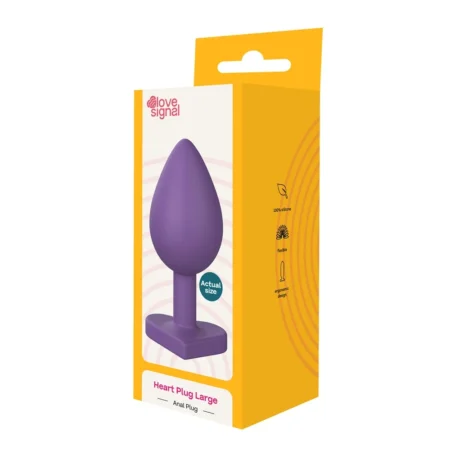 Love Signal Heart Plug Large - Bootie Plug Large