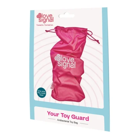 Anti-bacterial Toy Bag Pink - Love Signal Your Toy Guard Pink