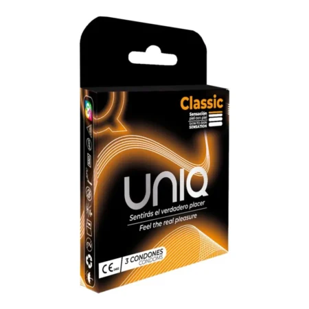 UNIQ - CLASSIC LATEX FREE CONDOMS 3 UNITS