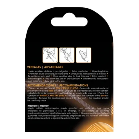 UNIQ - CLASSIC LATEX FREE CONDOMS 3 UNITS