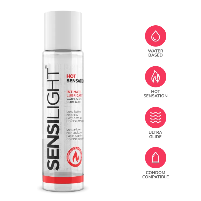 STIMULATING LUBRICANTS Sensilight HOT