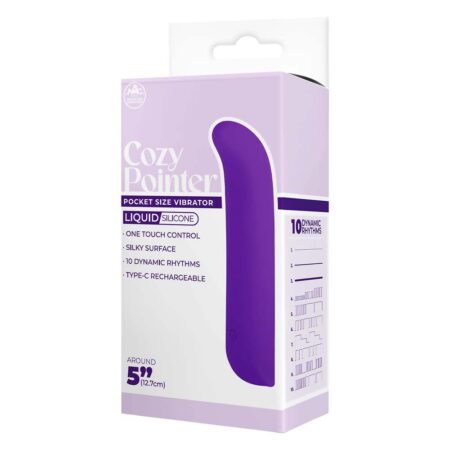 5 Inch Silicone 10 Function Vibrator Purple NMC