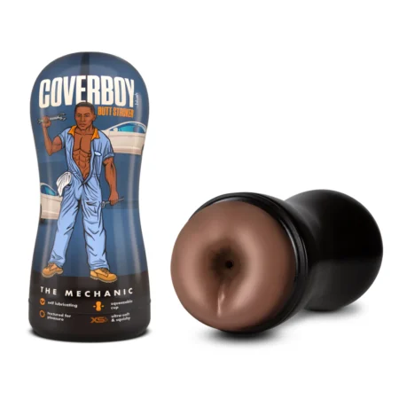 The Mechanic Self Lubricating Stroker Brown BLUSH COVERBOY