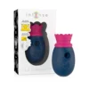 INTENSE - CLITORIS STIMULATOR 10 SUCTION AND LICKING MODES - BLUE