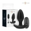 INTENSE - JOEY ANAL PLUG 10 VIBRATIONS BLACK REMOTE CONTROL