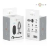 INTENSE - ANAL PLUG 10 VIBRATIONS METAL WITH REMOTE CONTROL L