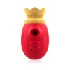 INTENSE - CLITORIS STIMULATOR 10 SUCTION AND LICKING MODES - RED
