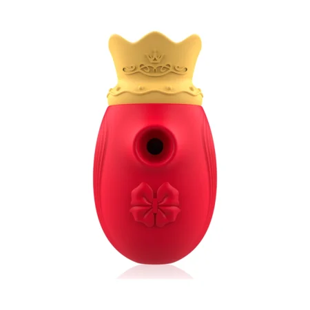INTENSE - CLITORIS STIMULATOR 10 SUCTION AND LICKING MODES - RED