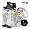 ADDICTED TOYS LOCKED - IRON CELL METAL PENIS CAGE 4 CM SIZE S