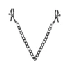 Nipple Clamps with Chain - Black - Bedroom Fantasies