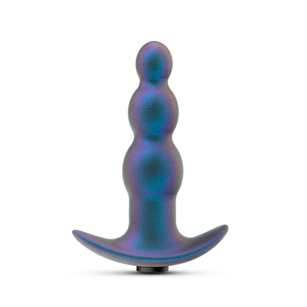 Anal Adventures Matrix By Blush® | Expedition - Vibrating Anal Plug With AnchorTech™ Base - Lunar Blue