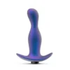 Anal Adventures Matrix By Blush® | Odyssey - Vibrating Prostate Stimulator With AnchorTech™ Base - Space Age Blue